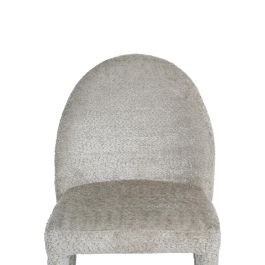 Silla Beige Tejido-Metal 47 X 61,50 X 85 cm