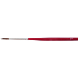 Liderpapel Pinceles Acuarela Nº1 Virola Cromada Pelo Engomado