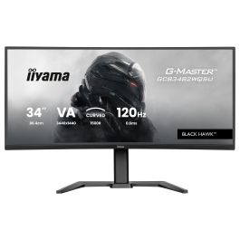 iiyama GCB3482WQSU-B1 34" UltraWide Quad HD 3440 x 1440 120Hz 0.6ms Curvo 21:9 HDR400 FreeSync Premium