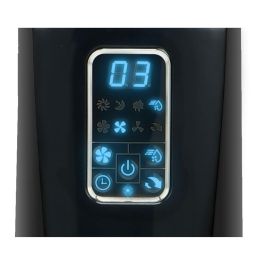 Grunkel Ventilador De Pie C-Nebulizador 75 W Programable 3 Velocidades C-Panel Led Negro Grunkel Ventilador De Pie C-Nebulizador 75 W Programable 3 Velocidades C-Panel Led Negro