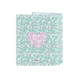 Carpeta de anillas Safta Cuore Menta A4 27 x 33 x 6 cm