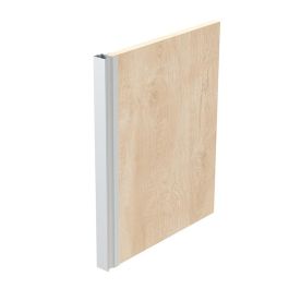 ALK System Perfil Tirador AR16 Aluminio Plata Mate para Muebles, Espesor 16mm, Longitud 2.60 Metros