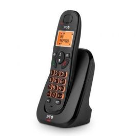 SPC 7331N Teléfono Inalámbrico Kairo Negro con Pantalla y Teclado Iluminados, Manos Libres, Bloqueo de Llamadas e Identificador