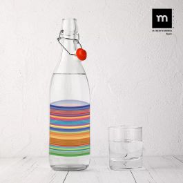 Botella de Cristal La Mediterránea Vidrio 1 L (12 Unidades) Botella de Cristal La Mediterránea Vidrio 1 L (12 Unidades)