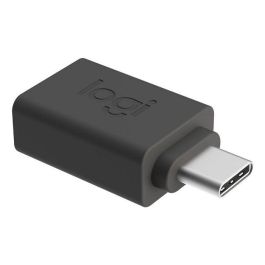Logitech Adaptador USB-C a USB-A para Receptores Inalámbricos Logitech, Conecta a Portátil, Tablet o Teléfono