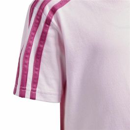 Conjunto Deportivo para Niños Adidas 3 Stripes Rosa