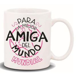 Roymart Taza Con Mensaje "Para La Mejor Amiga" Precio: 4.94999989. SKU: B16HYB9898