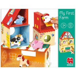 Goula 53470 My First Farm - Granja de Construcción con 5 Animales para Bebés +12 Meses