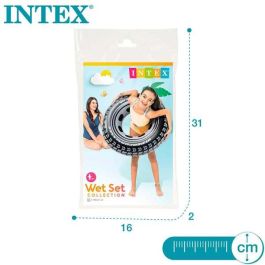 Intex Flotador Neumático Hinchable de Rueda 91 cm para Piscina, apto para Mayores de 9 Años, Fabricado en 100% PVC.