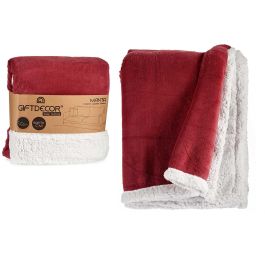 Manta Coral Y Sherpa 130X170Cm Rosa Fuerte Giftdecor (6 Unidades) Precio: 103.4999999. SKU: B177QADBQX
