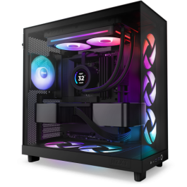 NZXT RF-U24HF-B1 Sistema de Refrigeración para Ordenador Ventilador 240mm Negro Iluminación LED