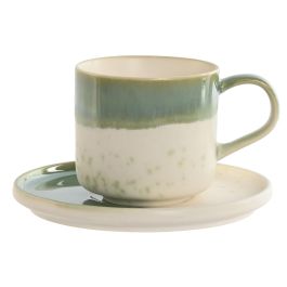 Taza Set Plato Oriental DKD Home Decor Verde Blanco 15 x 1 x 15 cm Set de 2 (6 Unidades) Precio: 48.98999963. SKU: B1KE6ARQMT