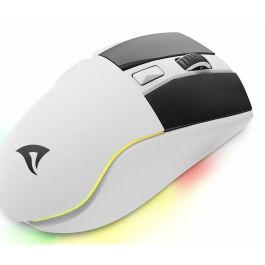 Sharkoon Ratón Gaming SGM50W Óptico 6 Botones 6.400 DPI Blanco