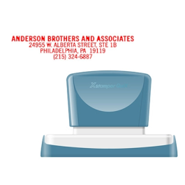 X'stamper Sello Personalizable Q-26, Rojo, Medidas 16x83 mm, Preentintado y Rellenable Precio: 14.58999971. SKU: B16574KJ86