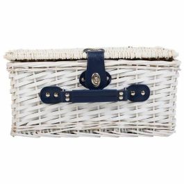 Cesta de Picnic Alexandra House Living Blanco Mimbre