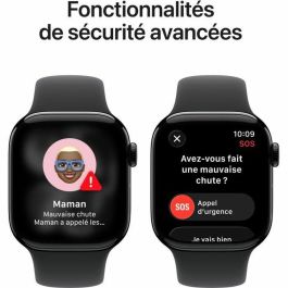 Apple MF854ZRA Watch Series 11 GPS + Cellular - 42 mm - Caja aluminio negro azabache - Correa deportiva negra M/L