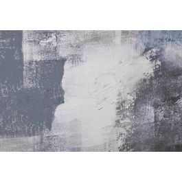 DKD Home Decor Cuadro Abstracto Azul Gris Lienzo PS 4.5 x 123 x 83 cm (2 Unidades)