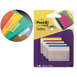 Post-It Index Rigido Archivar Grandes 4 Colores X 24 Marcadores Precio: 4.49999968. SKU: B133B62KTV