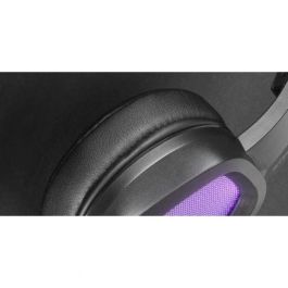 Mars Gaming MH320 Auriculares Gaming con Micrófono, Iluminación RGB Flow, Cancelación de Ruido, Jack 3.5mm, Multiplataforma, Negros