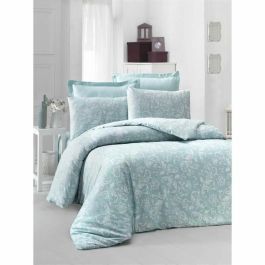 Juego de cama ASI8681875109481 - 1 funda nórdica 220x240 cm + 2 fundas de almohada 60x60 cm - 100% algodón satén Blanco