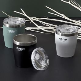 Cook Concept Vaso Térmico Espresso 200 Ml Take Away Acero Inoxidable