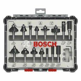 Bosch 2607017472 Juego de brocas para fresadora, 15 piezas, vástago de 8 mm, compatible con fresadoras Precio: 108.68999966. SKU: B12MVRESW5