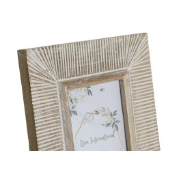 Marco Foto 10X15 Moderno DKD Home Decor Blanco 1 x 24 x 19 cm