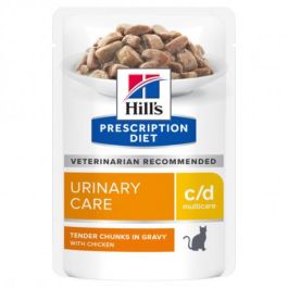 Hill's Prescription Diet Feline c/d Multicare - Alimento Húmedo para Gatos Adultos con Problemas Urinarios - 12 Bolsitas de 85 g Precio: 25.4999998. SKU: B19RQYQJYN