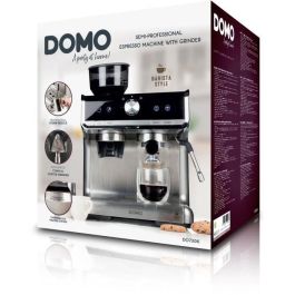 Cafetera espresso semiprofesional con molinillo - DOMO - DO720K - 1500 W - 15 bares - 1 o 2 tazas - 30 configuraciones Cafetera espresso semiprofesional con molinillo - DOMO - DO720K - 1500 W - 15 bares - 1 o 2 tazas - 30 configuraciones