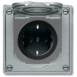 BUSCH JAEGER BJ 20 EFDB2 Enchufe con Protección de Contacto y Tapa abatible, UP-Geräte Gris Precio: 122.3915. SKU: B154M9DF5T