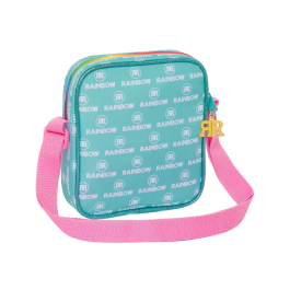 Bolso Bandolera Rainbow High Paradise Turquesa 16 x 18 x 4 cm