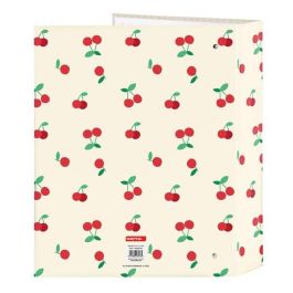 Carpeta de anillas Safta Cherry Beige A4 27 x 33 x 6 cm