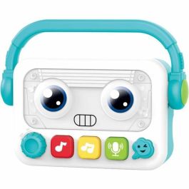 J!Nx JA3301040555268 Walkman Musical y Luminoso JADE 17 cm con Música, Grabación y Deformación de Voz – A partir de 18 Meses