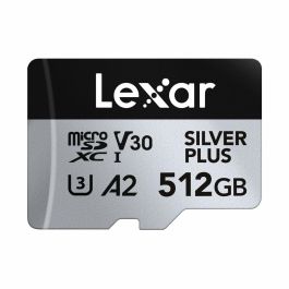 Tarjeta de Memoria Micro SD con Adaptador Lexar LMSSIPL512G-BNANG 512 GB