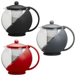 Cook Concept Tetera con Filtro 1.2 L para Infusiones de Metal y Cristal