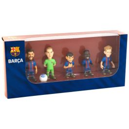 Minix Pack 5 Figuras FC Barcelona Piqué, Pedri, Ter Stegen, Ansu Fati, De Jong (7cm)