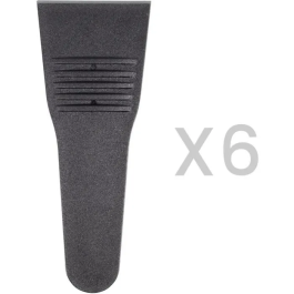 Livoo Raclette DOC207P para 6 personas, 800W, puerta grill extraíble, 6 espátulas y 6 ollas para fondue