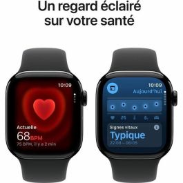 Apple Watch S11 Aluminium 42mm Diamantschwarz con correa Sportband schwarz S/M