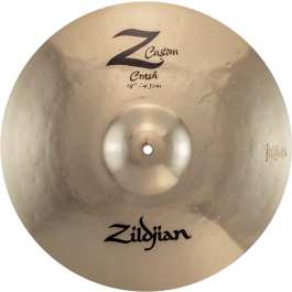 Zildjian Crash 18" Z Custom Plato de Batería Metal Brillante Aleación B20
