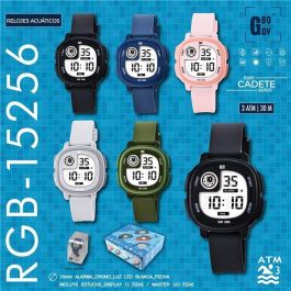 G&B TIME Reloj LCD Cadete Cuadrado Curvo con Luz LED Blanca, Referencia: c/e Precio: 6.1831. SKU: B1DQ763YC8