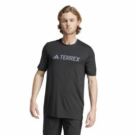 Camiseta de Manga Corta Hombre Adidas Mt Log Tech Negro