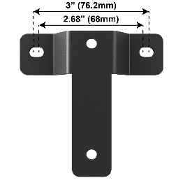 ISOACOUST V120 Adaptador-T para Altavoces con Montaje L-Bracket y C-Bracket en Techo y Pared