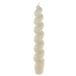 CERABELLA Vela Bujía Espiral Blanca 2,3x17cm 4 Unidades para Candelabro, Diseño Rizado Esmaltado Precio: 11.49999972. SKU: B1DLCNSCB2