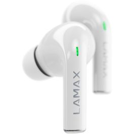 Lamax Auriculares In-Ear Clips1 Blancos Bluetooth 5.3 Batería 35 Horas