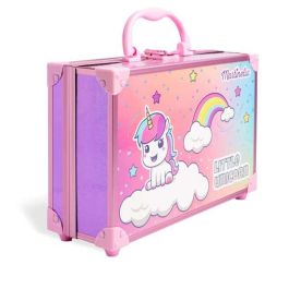 Martinelia Maletín de Maquillaje Little Unicorn Perfect Traveller con 18 sombras, 4 esmaltes, 3 rubores, 2 labiales - Edad +3 años Martinelia Maletín de Maquillaje Little Unicorn Perfect Traveller con 18 sombras, 4 esmaltes, 3 rubores, 2 labiales - Edad +3 años