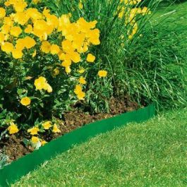 Gardena 538-20 Cercadillo para Césped de Plástico Verde - Rollo Flexible de 15 cm de Alto x 9 m de Largo