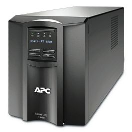 APC Smart-UPS 1.5 kVA / 1 kW (1500VA / 1000W) SAI Onda Senoidal Pura con Regulación Automática de Voltaje (AVR) y Gestión Inteligente de Batería para Servidores Negro