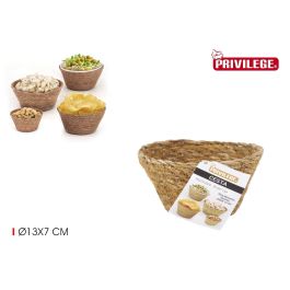 Cesta Redonda Seagrass 13x7 cm - Privilege (24 Unidades) Cesta Redonda Seagrass 13x7 cm - Privilege (24 Unidades)