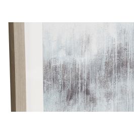 DKD Home Decor Cuadro Moderno Abstracto Negro y Gris de Cristal y PS, 40 x 30 cm (6 Unidades)