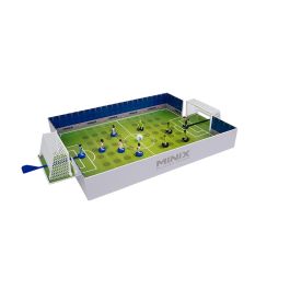 Eleven Force Mn17386 Juego de Fútbol Minix Real Madrid con Figuras y Porterías, Listo para Jugar, Edad +3 Años